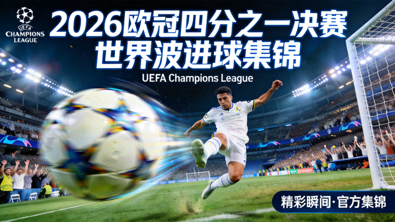 2026年欧洲冠军联赛四分之一决赛中一记精彩绝伦的世界波进球视频集锦封面